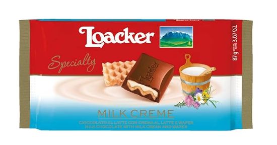 Picture of Loacker Chocolate Bar Milk 87gm