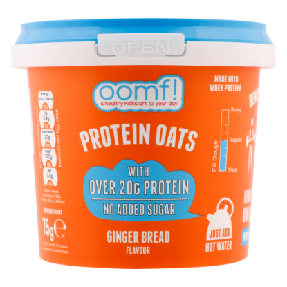 Picture of Oomf Protein Oats Ginger Bread Flavour 75gm