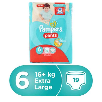 Picture of Pampers Baby Pants Diaper Size 6 16+kg 19's