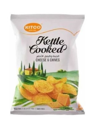 Picture of Kitco Kettle Cooked Cheese & Chives Chips 150gm