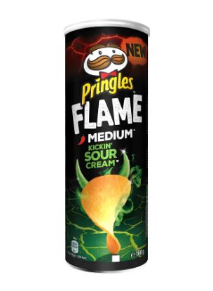 Picture of Pringles Sizzl'n Sour Cream And Onion Chips 160gm