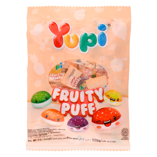 Picture of Yupi Fruity Puff Gummy 120gm