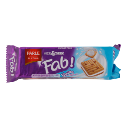 Picture of Parle Hide & Seek Fab Vanilla Biscuit 112gm