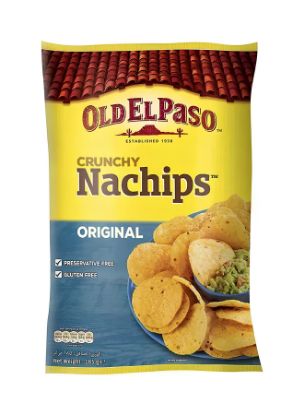 Picture of Old EL Paso Crunchy NaChips Original 185gm