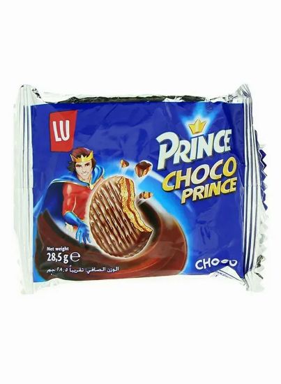 Picture of Lu Prince Sandwich Biscuit With Chocolate Flavour 28.5gm