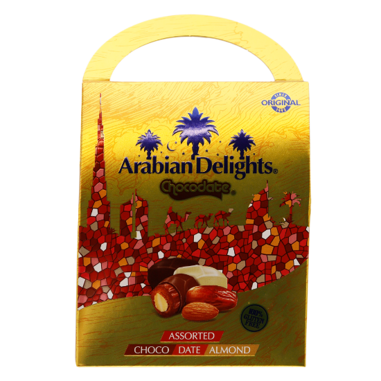 Picture of Arabian Delights Chocodate Choco, Date & Almond 180gm