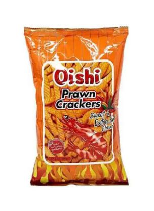 Picture of Oishi Prawn Crackers Sweet & Extra Hot Flavor 60gm