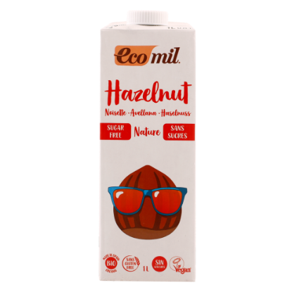 Picture of Ecomil Hazelnut Drink Nature Sugar Free, 1ltr