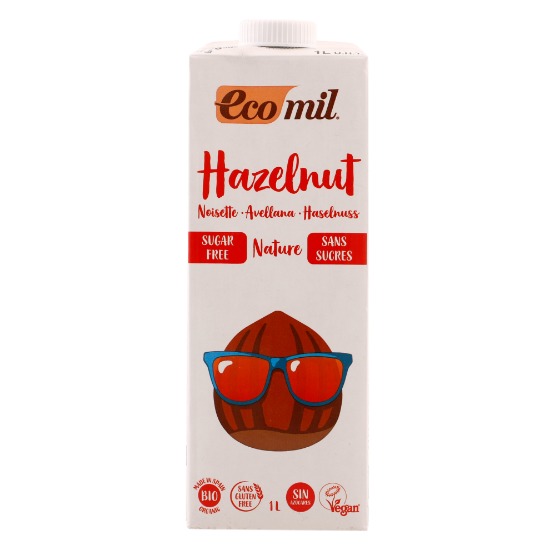 Picture of Ecomil Hazelnut Drink Nature Sugar Free, 1ltr