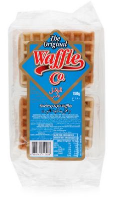 Picture of The Original Waffle Co. Blueberry Style Waffles 150 g