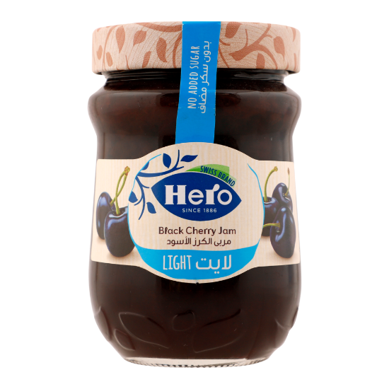 Picture of Hero Light Black Cherry Jam 320gm