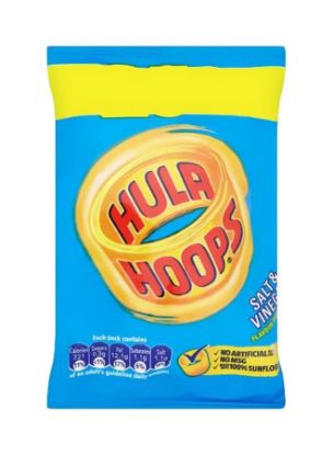 Picture of Hula Hoops Potato Rings Chips Salt & Vinegar Flavour 34gm