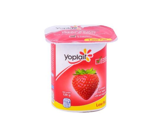 Picture of Yoplait Fruit Yoghurt Low Fat Strawberry, 120gm