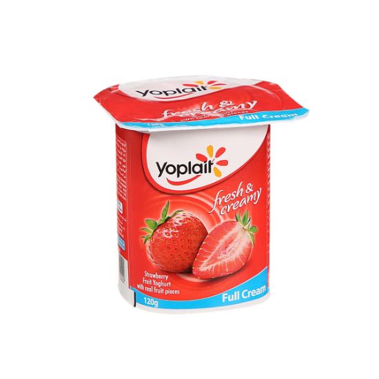 Picture of Yoplait Strawberry Fruit Yoghurt Full Cream 120gm