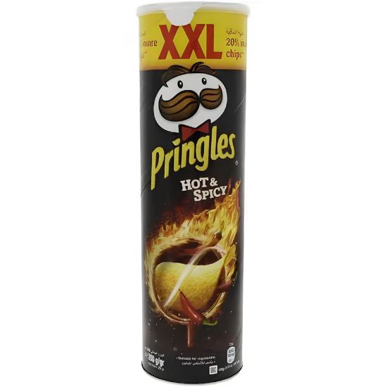 Picture of Pringles Hot & Spicy Chips 200gm