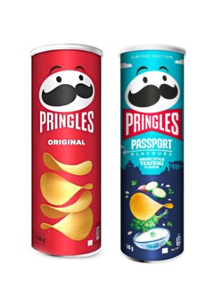 Picture of Pringles Chips Original + Passport Tzatziki 2x165gm