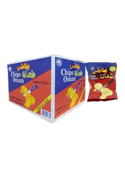 Picture of Oman Chips Chilli Flavour 25x15gm