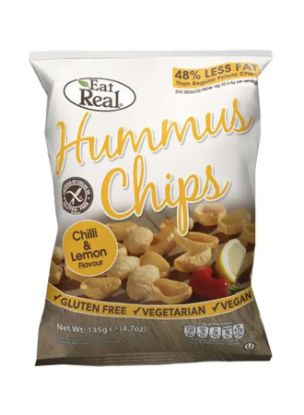 Picture of Eat Real Hummus Chips Chili & Lemon Flavour 135gm