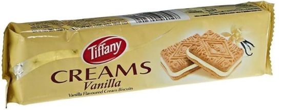 Picture of Tiffany Creams Vanilla Flavoured Cream Biscuit 84gm