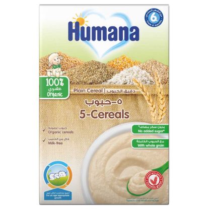 Picture of Humana Organic Baby Cereal 5 Plain 200gm