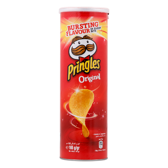 Picture of Pringles Potato Chips Bursting flavor Orginal 165gm