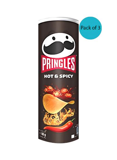 Picture of Pringles Chips Hot & Spicy 3x165gm