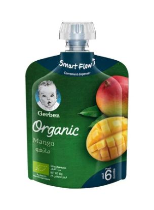 Picture of Gerber Organic Baby Food Mango Puree 90gm (From 6 Months)