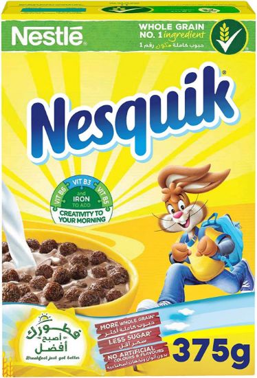 Picture of Nestle Nesquik Organic Cereal 375gm