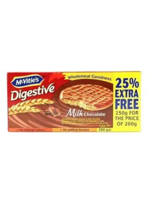 Picture of Mcvitis Digestive Milk Chocolate 250gm