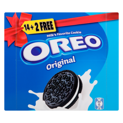 Picture of Oreo Milk Cookies Orignal 14+2 Free, 38gm