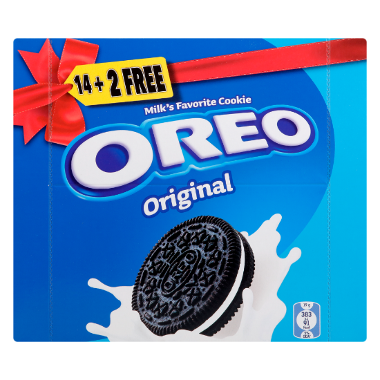 Picture of Oreo Milk Cookies Orignal 14+2 Free, 38gm