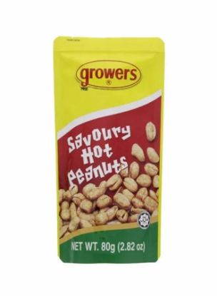 Picture of Growers Peanuts Savory Hot 80gm