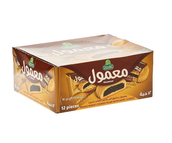 Picture of Halwani Maamoul Dates With Wheat Cookies 12x40gm