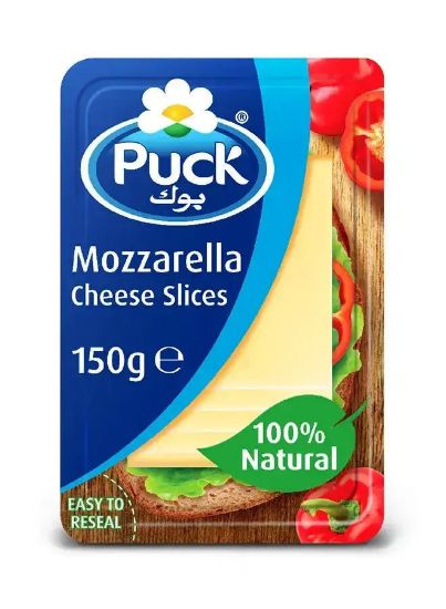 Picture of Puck Natural Mozzarella Cheese Slices 150gm