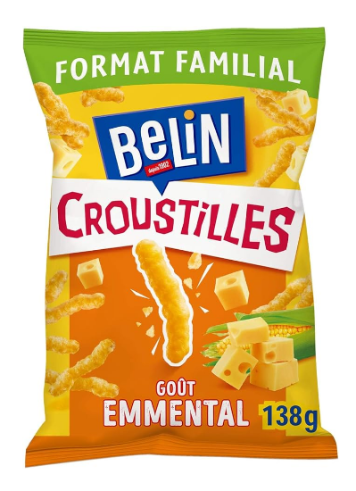 Picture of Belin Croustilles Emmental Family 138gm