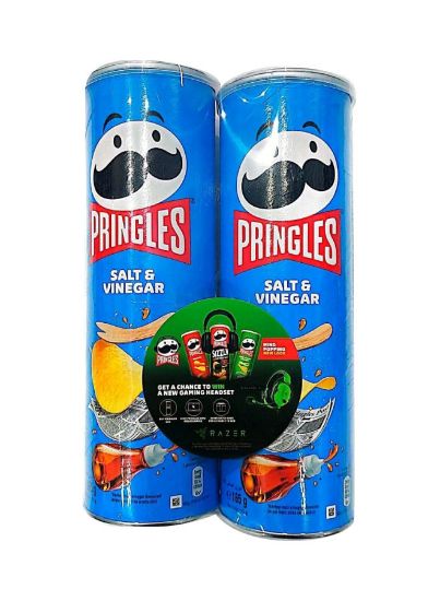 Picture of Pringles Chips Salt & Vinegar 2x165gm