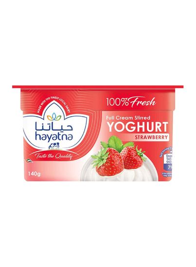 Picture of Hayatna Yoghurt Stirred Strawberry, 140gm