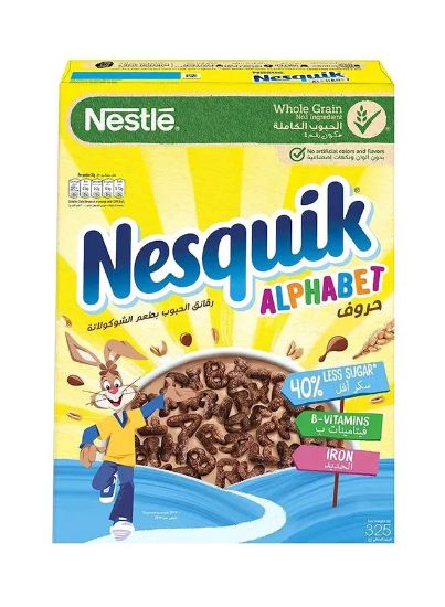 Picture of Nesquik Alphabet Cereal 325gm