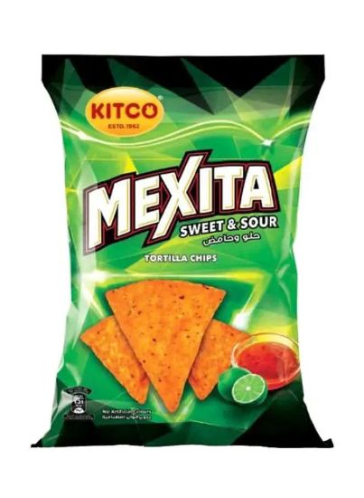 Picture of Kitco Mexita Sweet & Sour Tortilla Chips 180gm