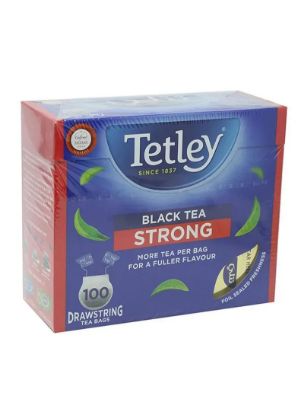 Picture of Tetley Black Tea Strong 100's Drawstring Tea Bags 220gm