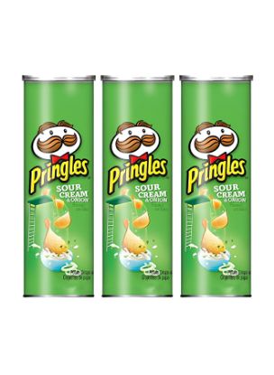 Picture of Pringles Chips Sour Cream & Onion 3x165gm