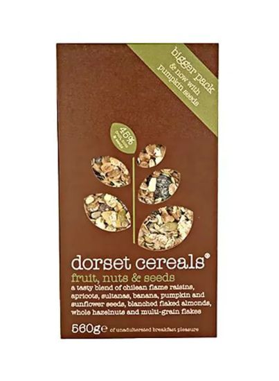 Picture of Dorset Cereals Fruit, Nuts & Seeds Hazelnut & Banana Fruit Nuts & Seeds 560gm