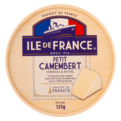 Picture of Ile De France Petit Camembert Cremeux & Affine 125gm