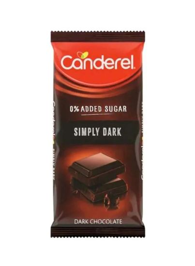 Picture of Canderel Chocolate Dark Simply 100gm