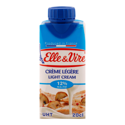 Picture of Elle & Vire Crème Legere Light Cream, 205ml