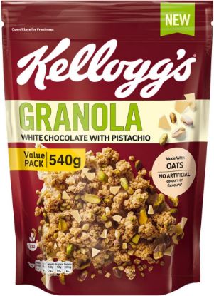 Picture of Kellogg's Granola White Chocolate With Pistachio 540gm