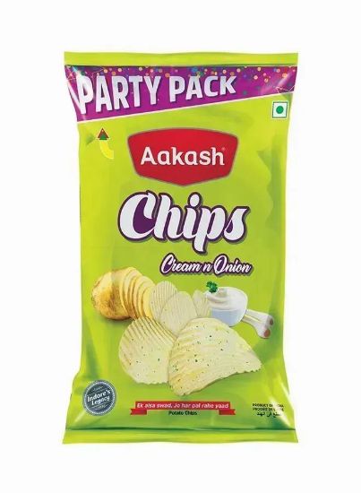 Picture of Aakash Chips Cream N Onion 130gm