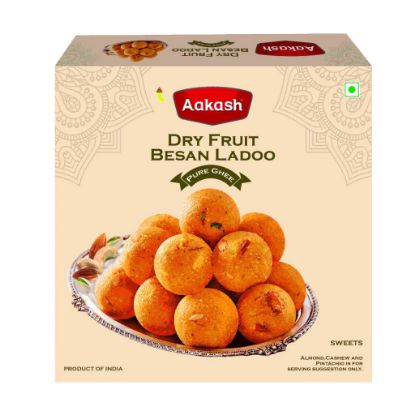 Picture of Aakash Ladoo Besan Dry Fruit 400gm