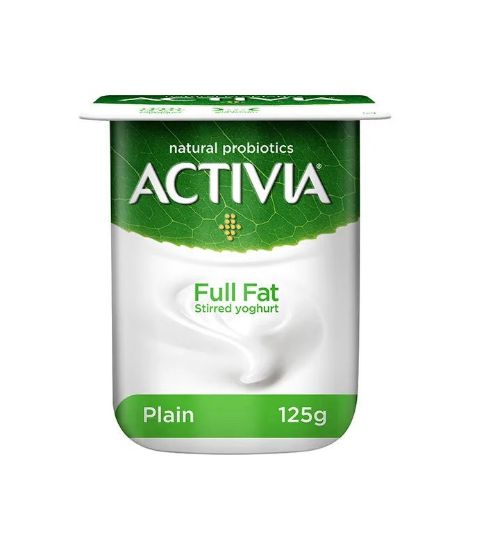 Picture of Activia Full Fat Stirred Plain Yogurt 125gm