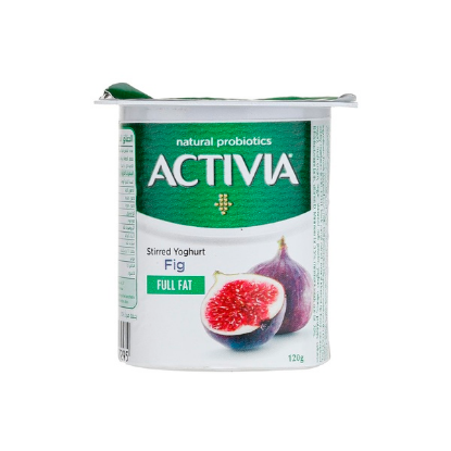 Picture of Activia Natural Probiotic Stirred Fig Full Fat Yogurt 120gm